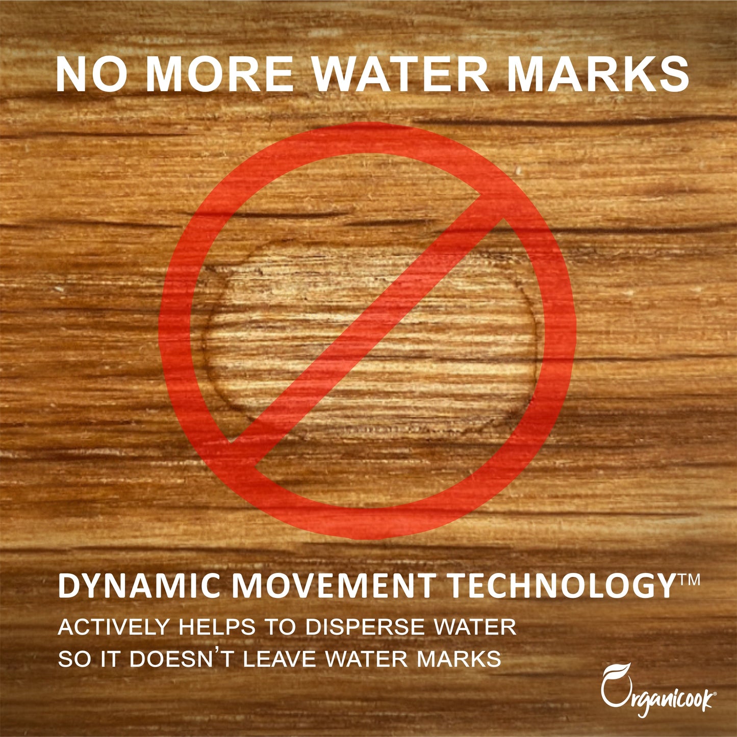 Oak Worktop Oil - Food Safe Wood Treatment for Kitchen Surfaces - Easy to Apply, Enhances Natural Beauty - Made in UK Organicook